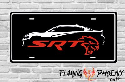 DODGE CHARGER SRT PLATE