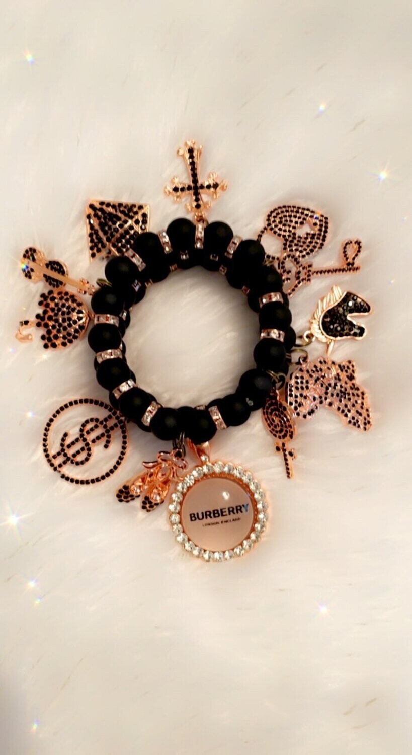 Black & Rose Gold