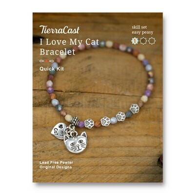 I Love My Cat Bracelet Kit
