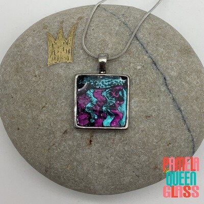 In the Deep Polymer Clay Pendant