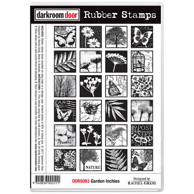 Garden Inchies - Darkroom Door Rubber Stamp Set