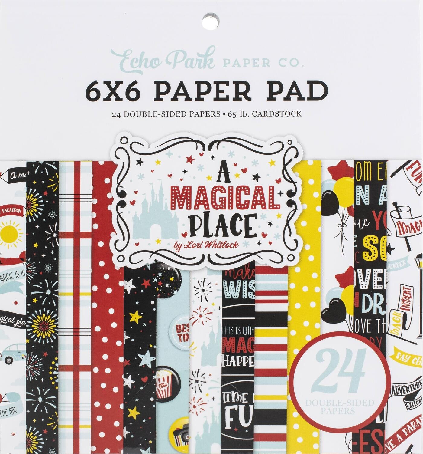 Echo Park Magical Place Paper Pad 6X6