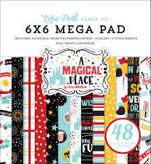 Echo Park Magical Place Mega Paper Pad 6X6