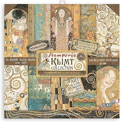 Stamperia  Klimt Paper Pad 8X8