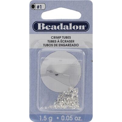 Beadalon Silver-Crimp Tubes