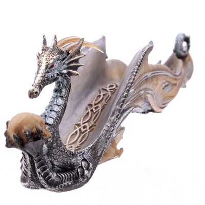 Shimmering Celtic Fantasy Dragon Ashcatcher
