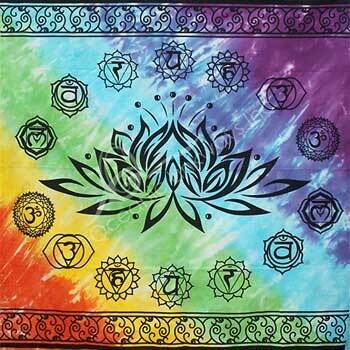 Chakra Lotus altar cloth