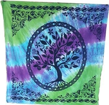 Tree of Life altar cloth 36&quot; x 36&quot;