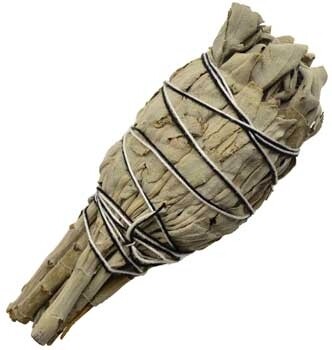 California White Sage smudge stick 4&quot;