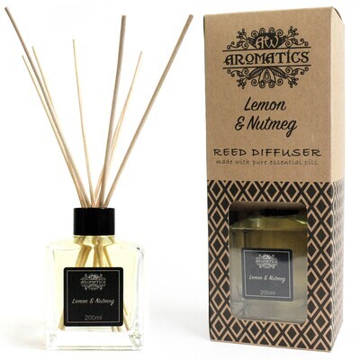 Lemon &amp; Nutmeg Essential Oil Reed Diffuser