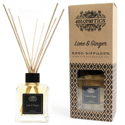 Lime &amp; Ginger Essential Oil Reed Diffuser