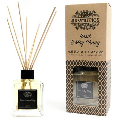 Basil &amp; Maychang Essential Oil Reed Diffuser