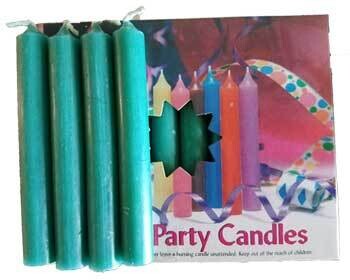 1/2&quot; Dark Green Chime Candle (20 pack)