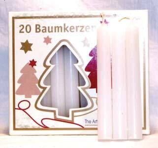 1/2&quot; White Chime Candle (20 pack)