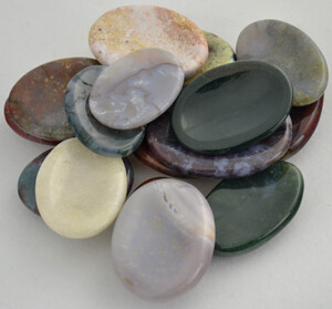 Jasper Worry stone - various Colors &amp; Patterns