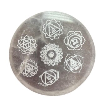 Charging Plate with white Chakra Design