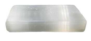 Selenite charging plate (3 3/4&quot;x2&quot;)