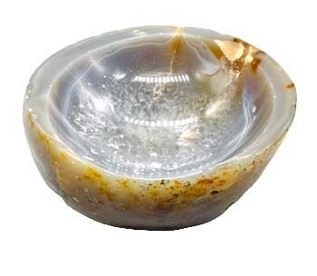 4&quot;-6&quot; Agate Natural offering bowl