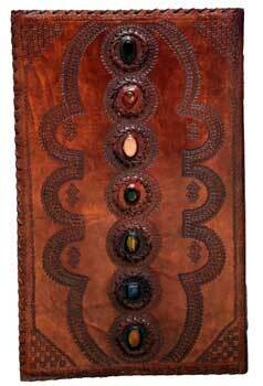 7 Stone leather blank book (14&quot;x22&quot;)