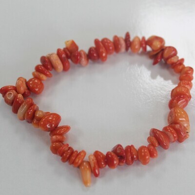 Coralite Stone Chip Bracelet