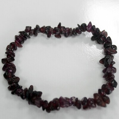 Blood Garnet Chip Bracelet