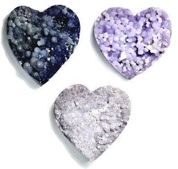 2&quot; Agate, Grape heart