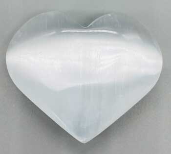 3&quot; Selenite heart