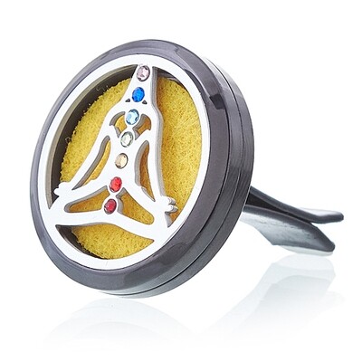 Pewter Yoga Chakra