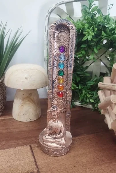 9 1/2&quot; Buddha 7 chakra burner