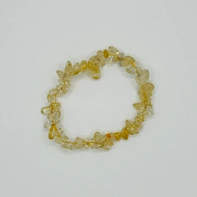 Citrine chip bracelet