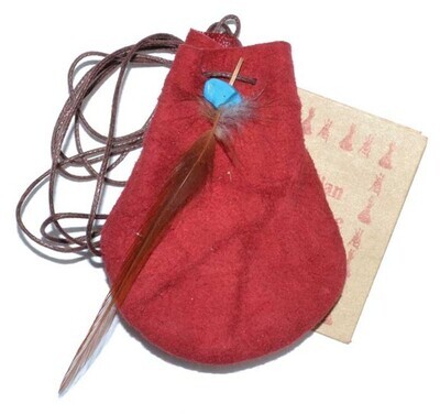 3&quot; Medicine Dream bag Red
