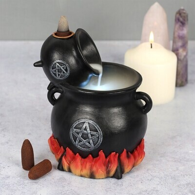 Pouring Cauldrons Back flow burner