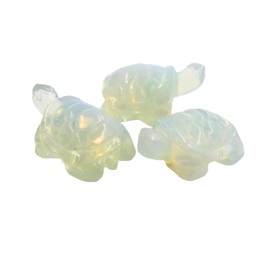 1.5&quot; Opalite Turtle (2/pk)