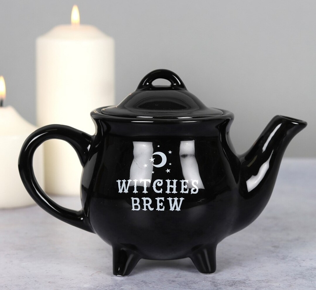 Witches Brew Ceramic Black Tea Pot