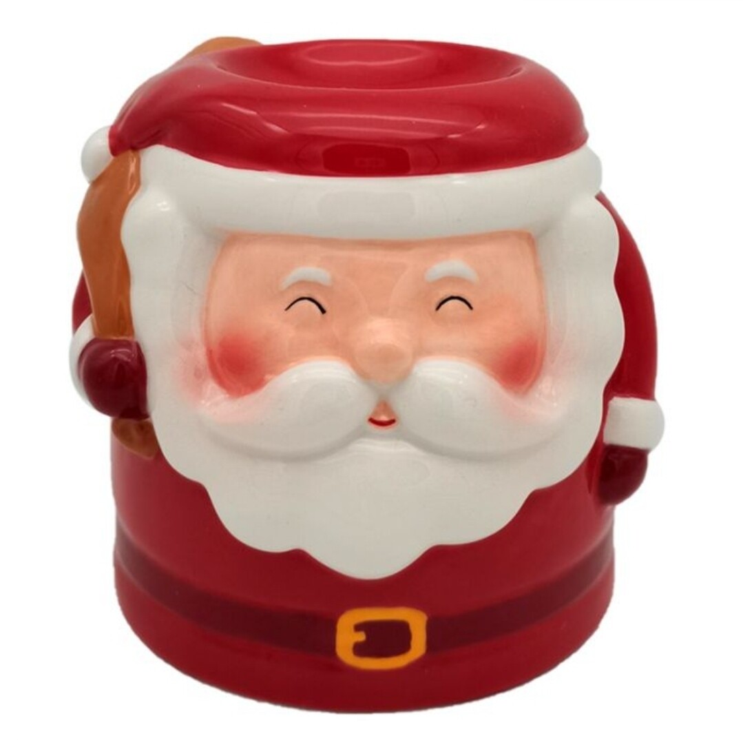 Santa Shaped Christmas Ceramic Oil Burner