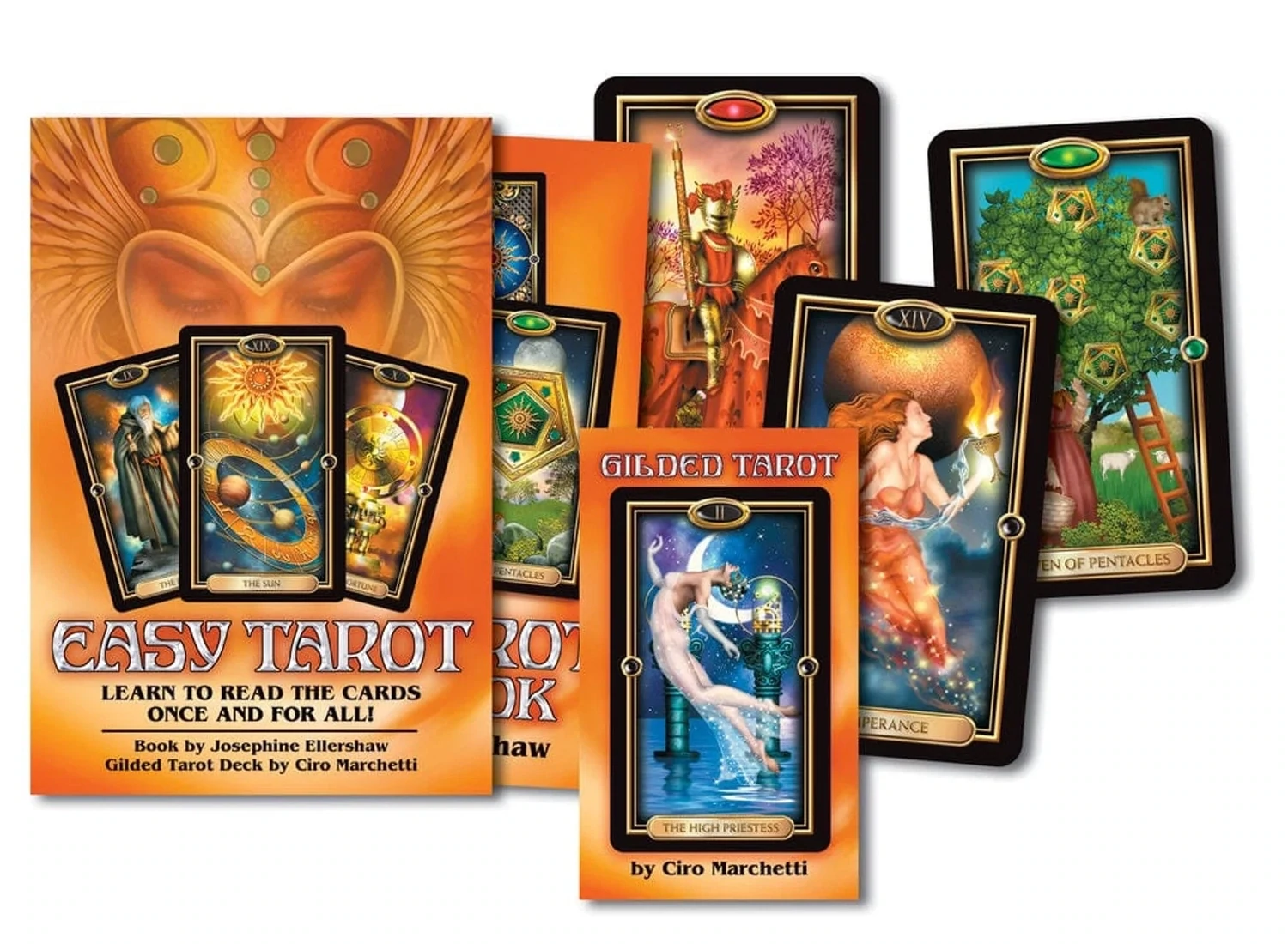 Easy Tarot deck &amp; book by Ellershaw &amp; Marchetti