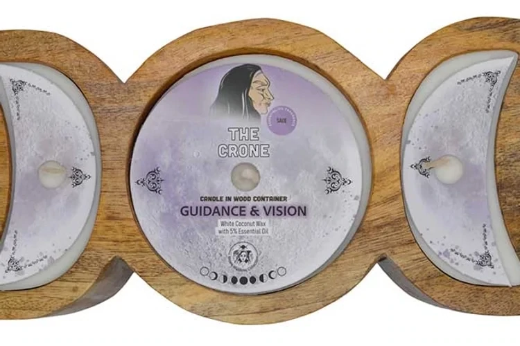 60 hr Crone Guidance &amp; Vision triple moon candle