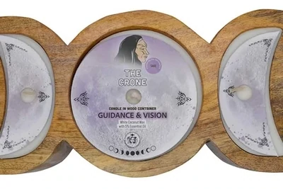 60 hr Crone Guidance &amp; Vision triple moon candle