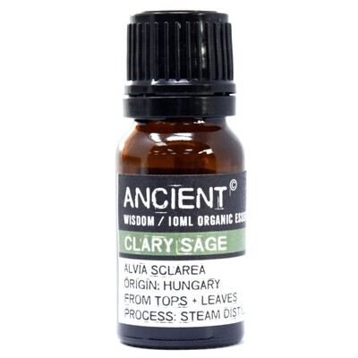 Clary Sage Organic Essential Oil (10ml)
