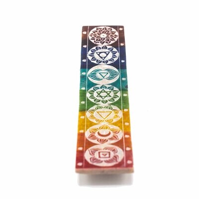 Carved Soapstone Chakra Ash catcher Incense Burner