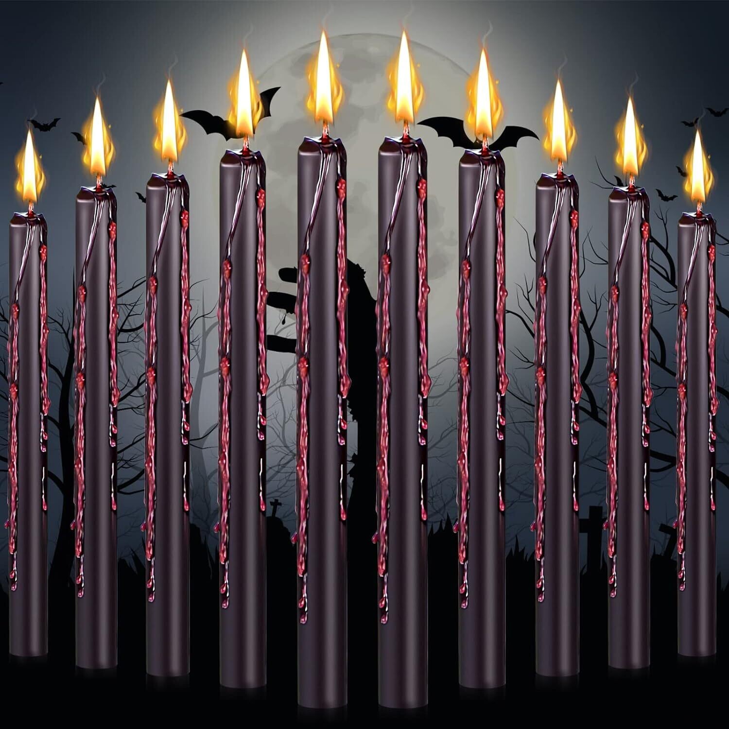 Vampire Blood candles (set of 4)
