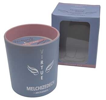 Archangel Candle - Melchizedech - Virtue  (22 hr)