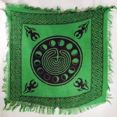 Moon Phase altar cloth 18&quot; x 18&quot;