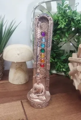 9 1/2" Buddha 7 chakra burner