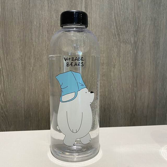 Flasche mit Motiv