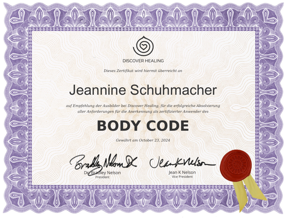 Emotionalen und körperlichen Ballast loswerden mit dem Bodycode, Beliefcode und dem Emotionscode - ca. 1 Stunde