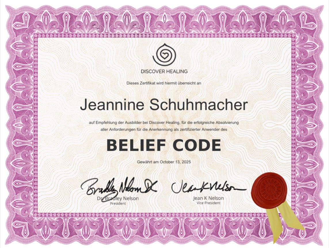 Emotionalen und körperlichen Ballast loswerden mit dem Bodycode, Beliefcode und dem Emotionscode - ca. 1 Stunde
