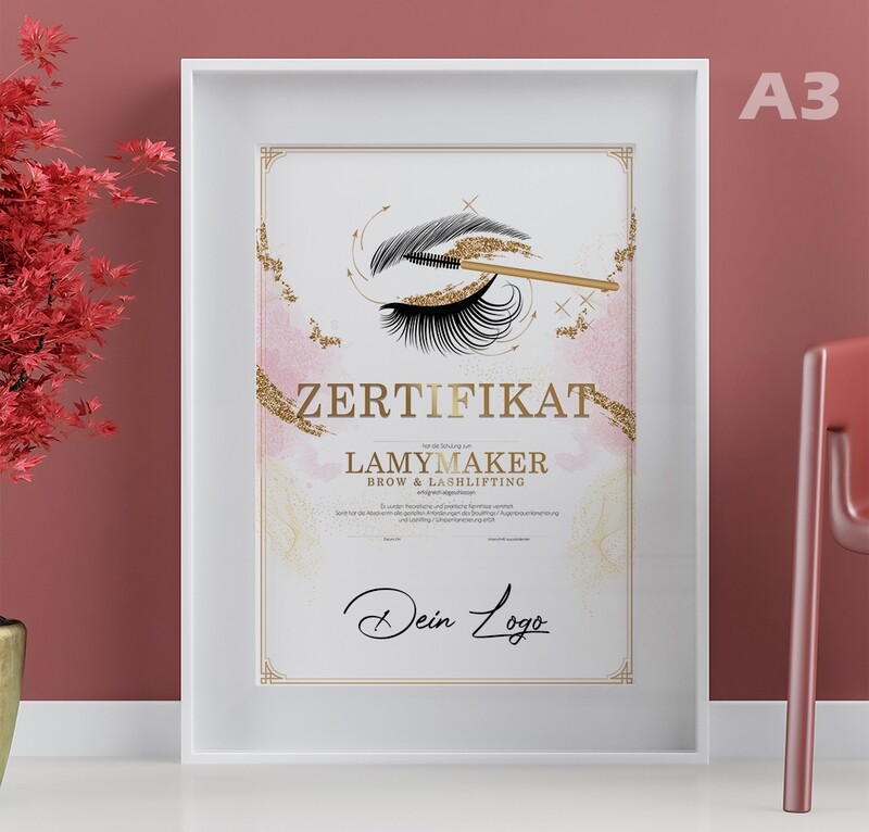 Zertifikat DIN A3 - Lamymaker Expert