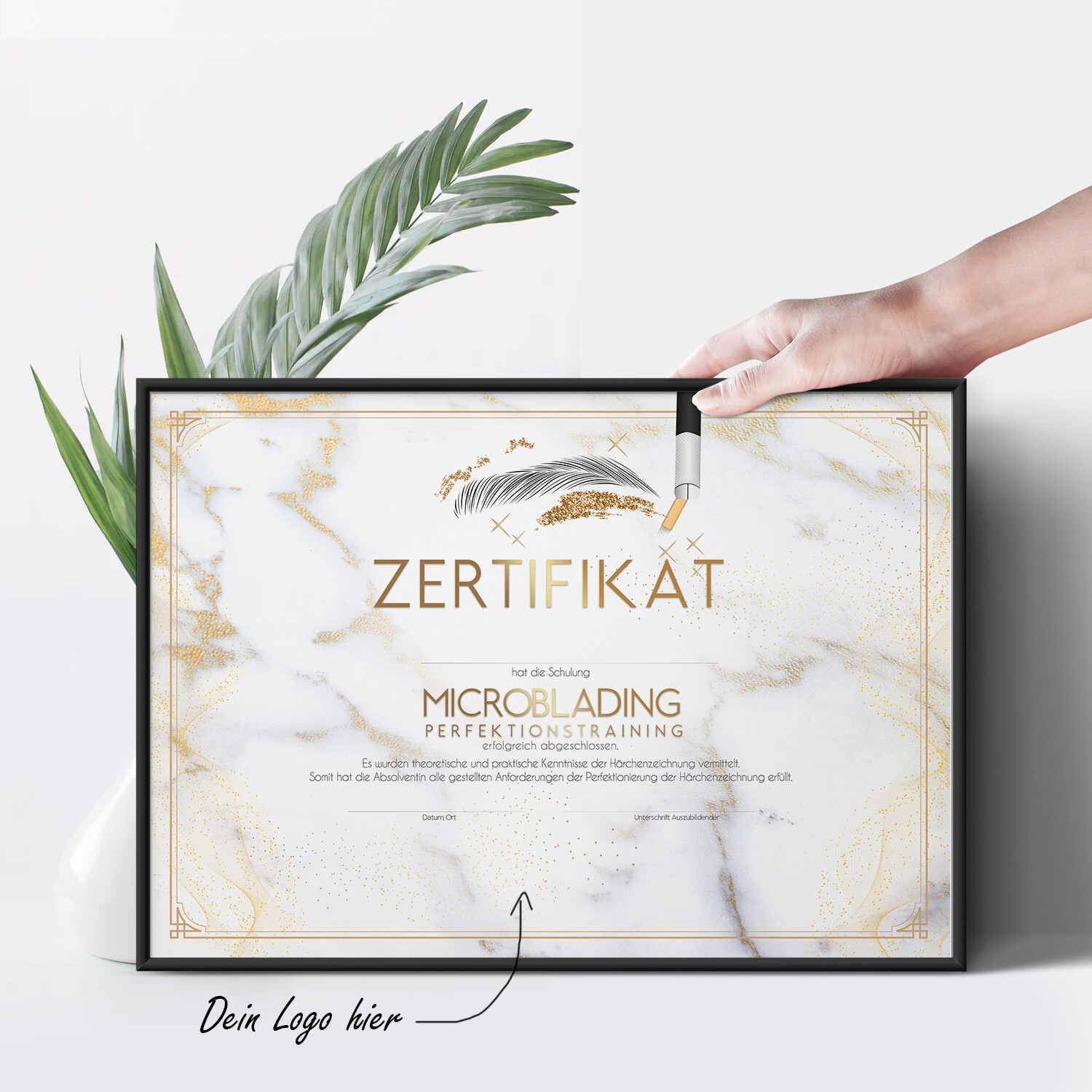 Microblading - Perfektion - Härchenzeichnung Zertifikat