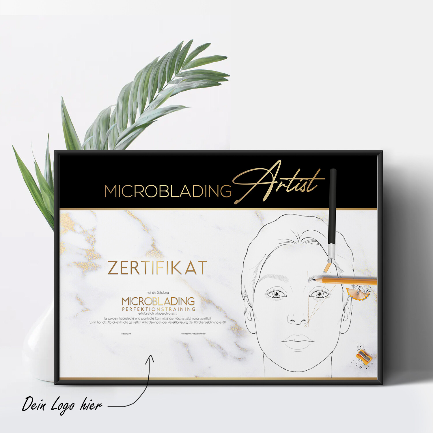 Microblading Härchenzeichnung Zertifikat
